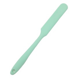Handy Housewares 9.5" Long Silicone Spatula Spreader, Bowl or Jar Scraper, Great for Spreading Frosting or Icing on Cakes (1, Pastel Green)