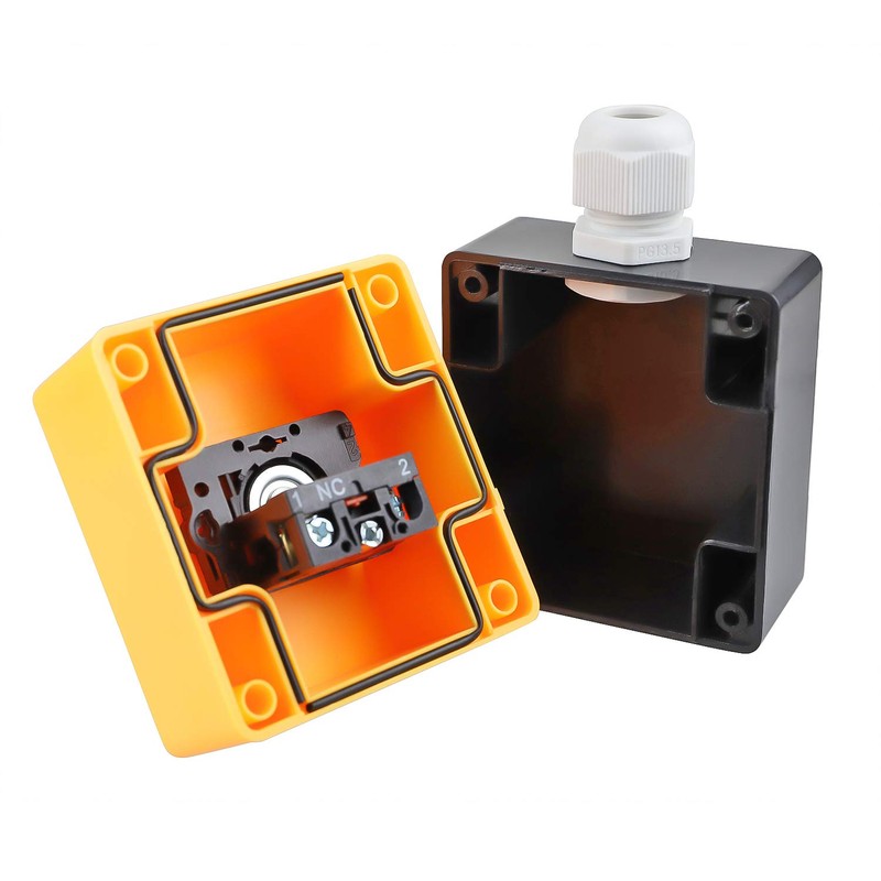 Nxtop 1NC 22mm Red Mushroom Emergency Stop Push Button Switch