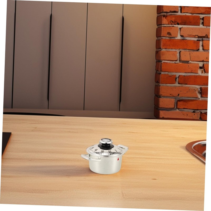 Ciieeo 2pcs Kitchen Timer for Boiling Eggs Manual Countdown Alarm