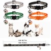 4PCS Cat Collar with Bells,Breakaway Cat Collars,Moons Stars Cute Kitty