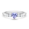 Simulated Birthstone Heart Solitaire Size 2-5 Baby / Kids Ring