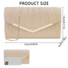 XFSRG Clutch Women's Glitter Small Envelope Bag Elegant Bridal Bag