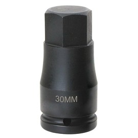 Impact Hex Bit Socket, 3/4" D, 19mm, Mfr: 35819-A