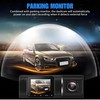 Dual Dash Cam FHD 4K 1080P WiFi Front and Inside