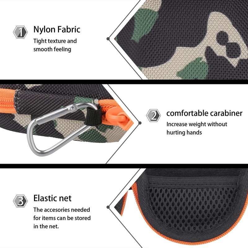 co2CREA Hard Carrying Case Replacement for JBL Clip 5 Waterproof