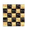 Aahanic 25PCS Black and Gold Square Foil Balloons Wall Backdrop