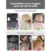 Oasser Car Neck Pillow Retractable Neck Support for Car Black