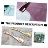 Baluue 4pcs Zinc Alloy Facial Cream Applicator Spoons Reusable Face