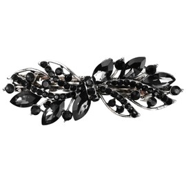 Austrian Crystal Bridal Hair Barrettes, Rhinestones Vintage Hair Clips, Sparkly Glitter Crystal Hairgrip Wedding Hair Headwear Accessories for Women Girls