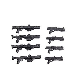 BrickArms Clone Trooper Blaster Pack DC-15, Custom Waffen geeignet für Star Wars™ Klemmbaustein Figuren