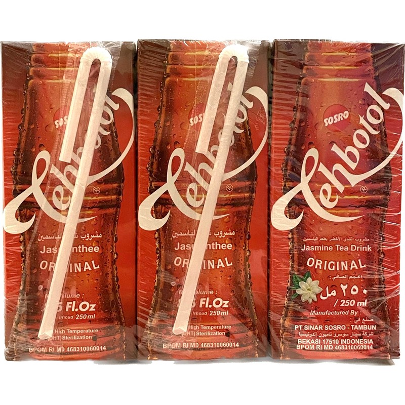 Teh Botol (Jasmine Tea) 8oz (Pack of 6)