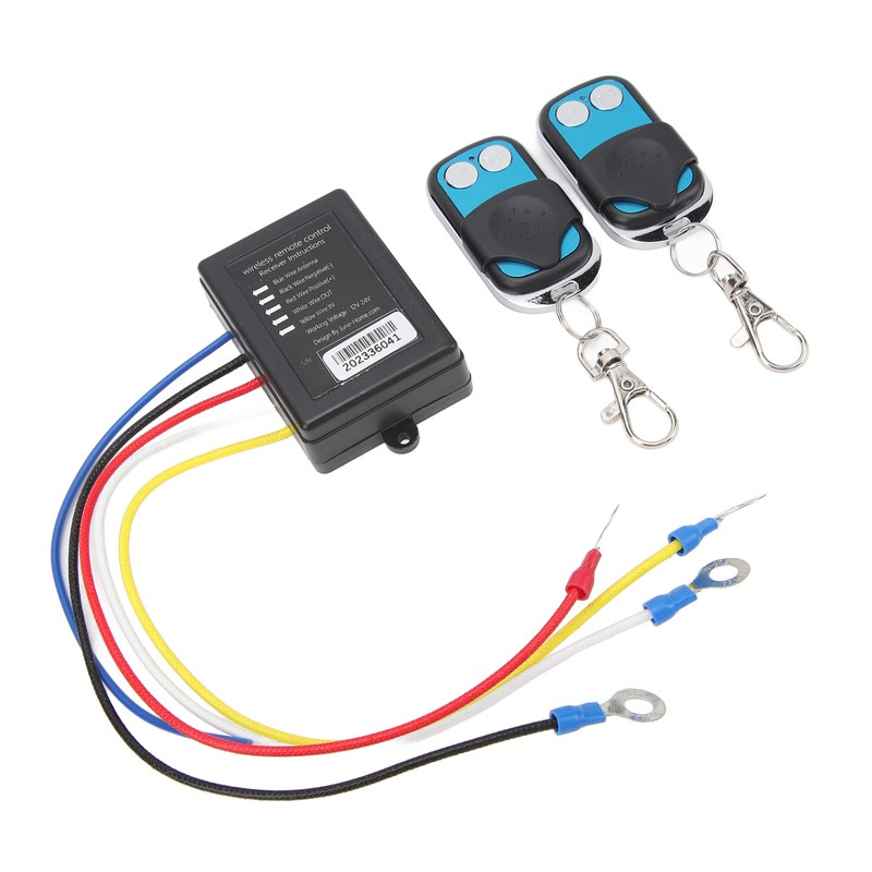Wireless Winch Remote Control Kit 434MHz DC12V 24V 50ft Range