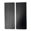 Universal Single Rear Wheel Flatbed Mud Flaps Non-Weighted Version 12"