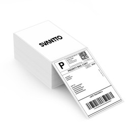 SVANTTO 4x6 Thermal Labels, Strong Adhesive and Perforated Shipping Labels, Thermal Printer Labels for Mailing Postage Address（500Pcs/Stack）