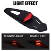 DREAMIZER Rear Fender Red 12V LED Tail Light Brake Lamp