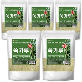 Mugwort Powder Domestic 500g 5 Pieces Dried Mugwort Powder / 쑥가루 국산 500g 5개 말린 쑥 분말