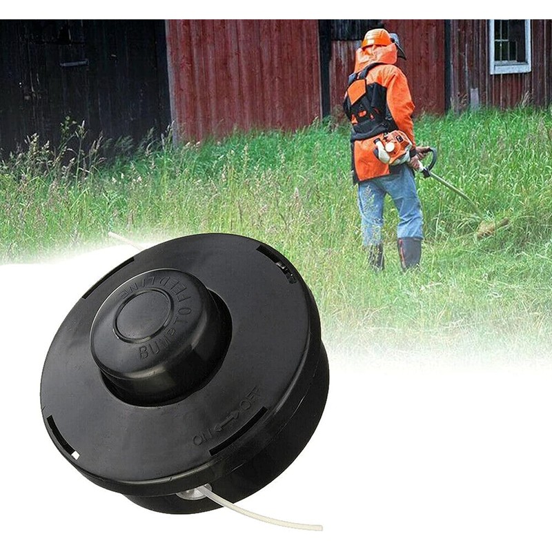 ASOENTIWOX Strimmer Head, Universal Trimmer Head M10 x 1.25 LHF,