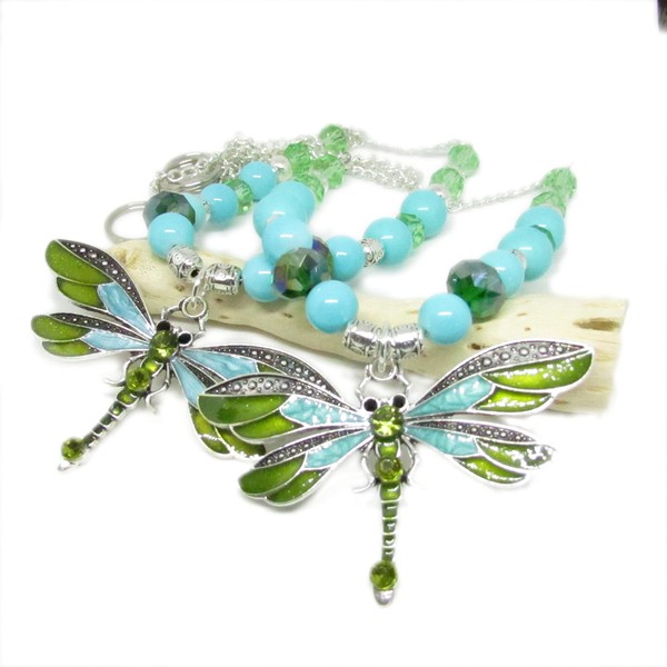 Turquoise Dragonfly Curtain Tiebacks, Dragonfly Tiebacks, Aqua Curtain Ties, Beaded