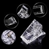Samkos Nail Tips Clips, Nail Fixing Clips, Plastic, UV Gel