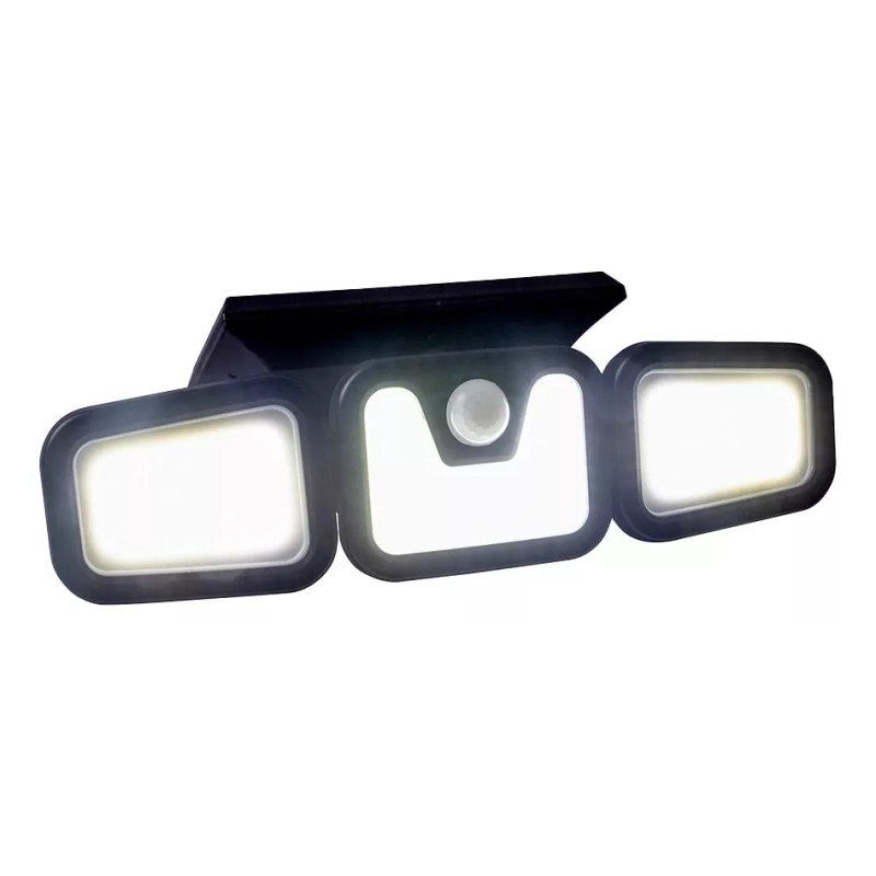 Yabely Led Lampara Solar Pared Sensor 3modos,para Jardines 180w