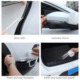 Car Door Sill Protector Clear Tape 7cmx5m Car Door Edge Protective Film Anti-Scratch Anti-Collision Transparent Film for Car protection