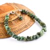 Rohes Smaragd -Armband für Frauen, natürlicher Edelsteinrauer, Geburtsstein, zierlich handgefertigte