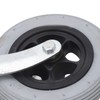 Wheelchair Replacement Wheel Grey 6 Inch PU Inflatable Universal Wheelchair