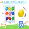9-Colour Egg Shaped Crayons, Plam Grip Washable Paint Crayons for