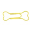 100pcs Colored Dog Bone Shape Paper Clips Black Lightweight Notebook