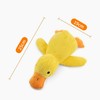 Tasmegol Yellow Calming Duck Toy for Dogs Plush Mellow Puppy
