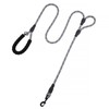 Plutus Pet Rope Dog Lead 1.8m Long, Heavy Duty,Reflective Double Handle Lead for Safety Training, for Medium Large Dogs, Dual Handle Leads(Grey)