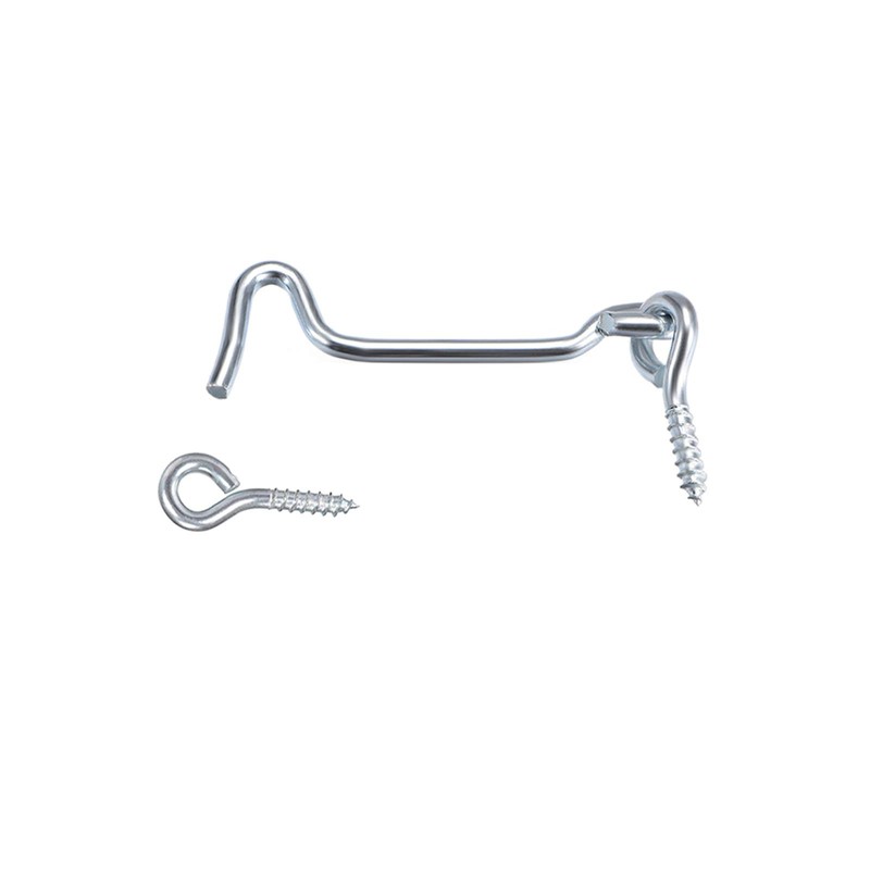 ZXUEZHENG 4Pcs 4 inches Cabin Hook Eye Latch Gate Door