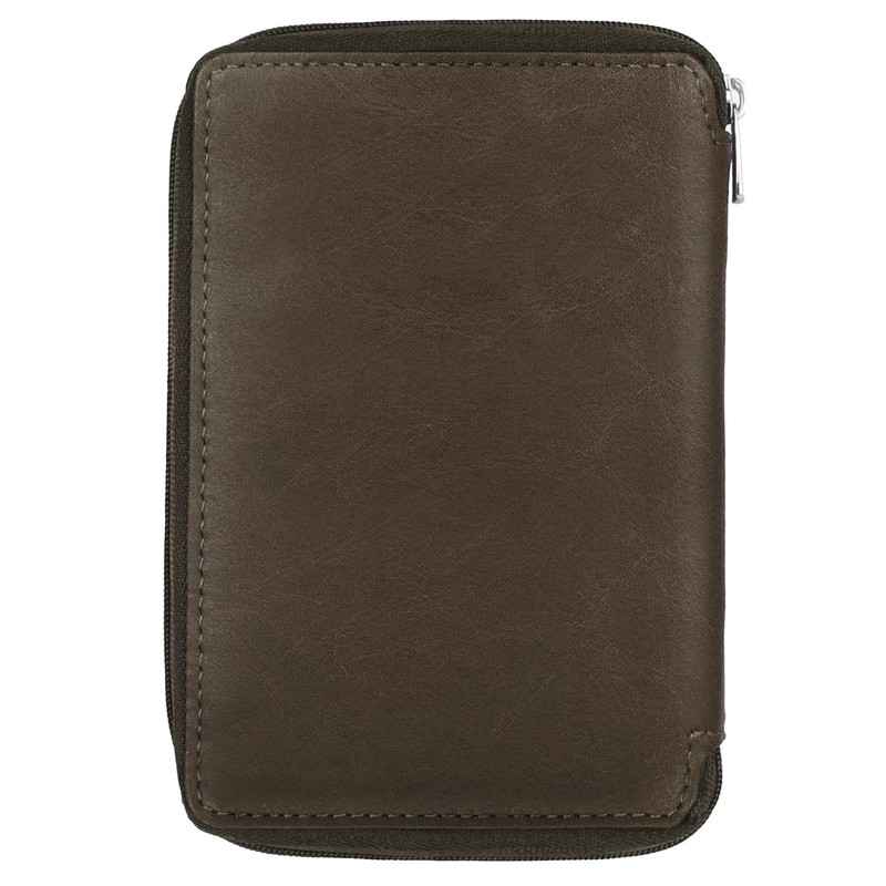 Hudson & James 100% Real Leather Travel Wallet Passport Holder