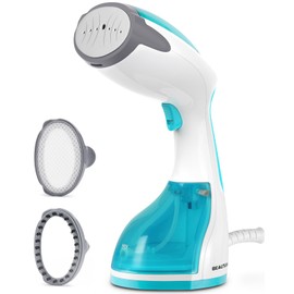 BEAUTURAL Steamer for Clothes, Portable Handheld Garment Fabric Wrinkles Remover, 30-Second Fast Heat-up, Auto-Off, Large Detachable Water Tank