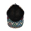 Hatphile Jacquard Blue Geometric 5-Panel Camp Cap – Woven Tapestry