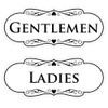 Designer LADIES GENTLEMEN (2-Pack) - White Large 1 Pack