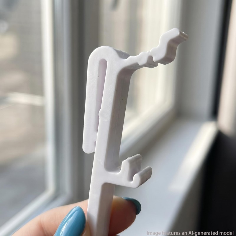 Vertical Blind Valance Clips, 10Pcs White Plastic Dust Cover Holder