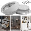 Gasea 2 Packs Recessed Sliding Pull Door Handles, 90mm Stainless