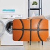 Jbofyee Basketball Texture 3 Piece Bathroom Rugs Set, Bath Mat
