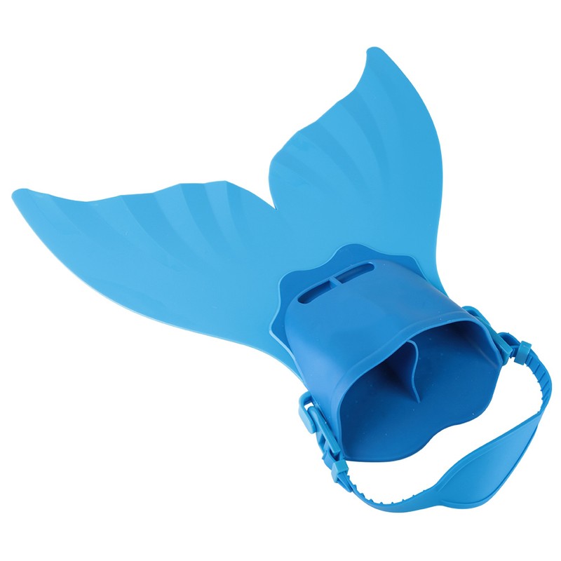 Children Kids Swimming Fin Training Flipper Fish Tail Diving Feet