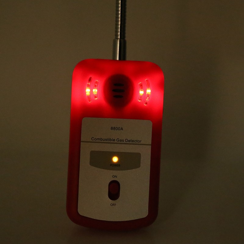 1Pc Portable Combustible Natural Gas Leak Detector Tester with Sound