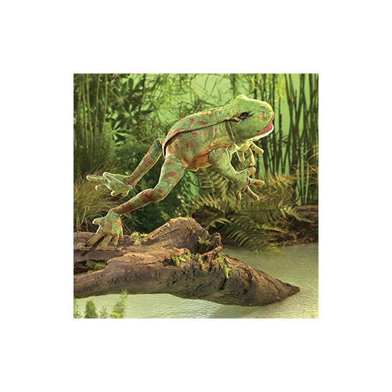 Folkmanis 3082 Hand Puppet Puppet Bouncing Frog