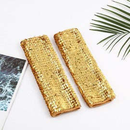 Song Qing Women's Sparkling Glitter Sequins Stretch Dazzle Arm Sleeves Stretch Arm Warmers