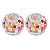 2PCS Mosaic Glass Tea Light Holder Romantic Deocrative Scented Candle