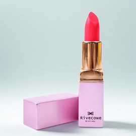Livkoy Chiffon Lipstick 3g, No3 Chiffon Coral Pink, 1 pc. / 리브코이 쉬폰 립스틱 3g, No3쉬폰코랄핑크, 1개