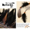 Yean Feather Headband Crown Indian Headpiece Black Gypsy Feather Headpiece