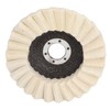 2Pcs 5in Grinding Disc Wave Shape Wool Felt Polishing Wheel