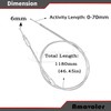 amavoler 7/8''/ 22mm Thumb Throttle Cable Accelerator Handle Assembly Fit