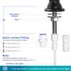 GICASA Sink Drinking Water Faucet, Sink Water Filter System, Suitable