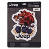Jeep Bear Off-Road Adhesive Vinyl Decal - Fun Jeep Sticker for Car, Window, Water Bottle or Laptop